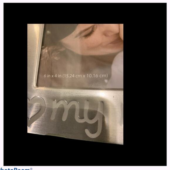 Stepping Stones I LOVE MY MOMMY 4x6 Silver Frame - Picture 3 of 3